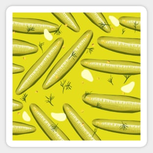 Dill Pickle Slices, Always Nices! Sticker